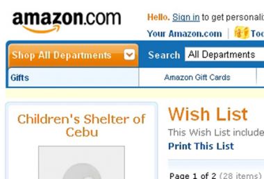 Amazon wishlist